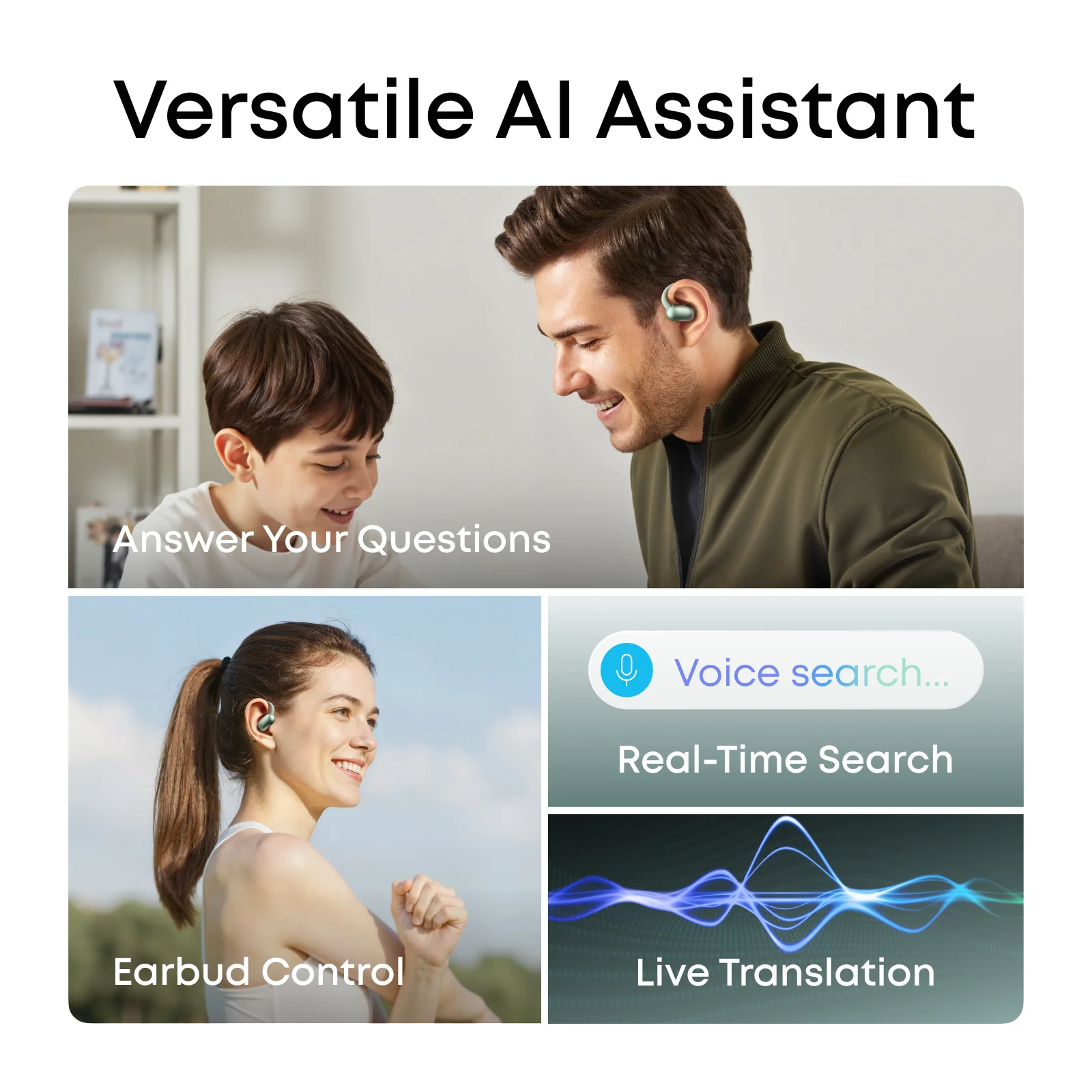 soundcore AeroFit 2 AI Assistant AI Translation for a Connected World - Image 16