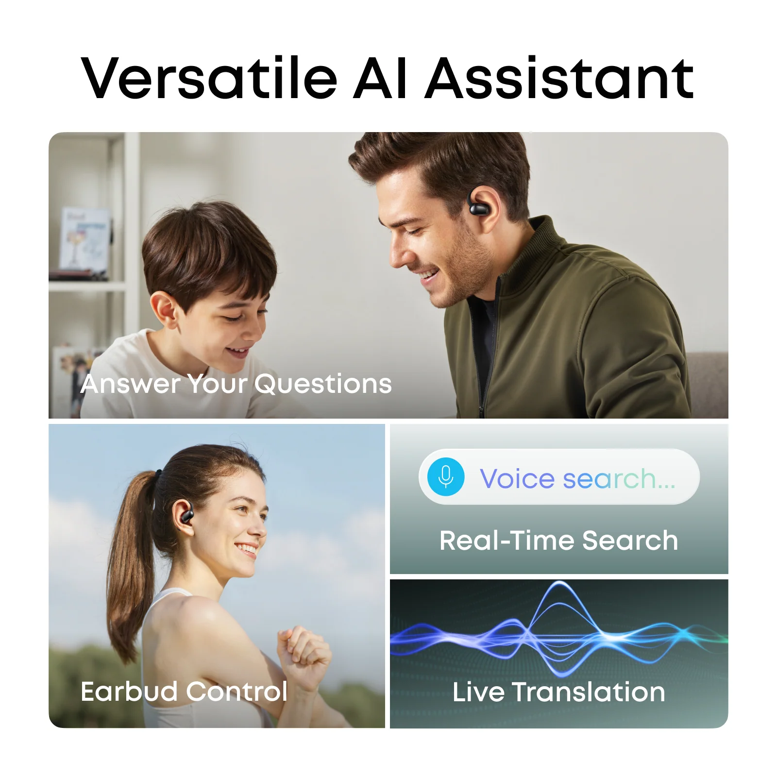 soundcore AeroFit 2 AI Assistant AI Translation for a Connected World - Image 4