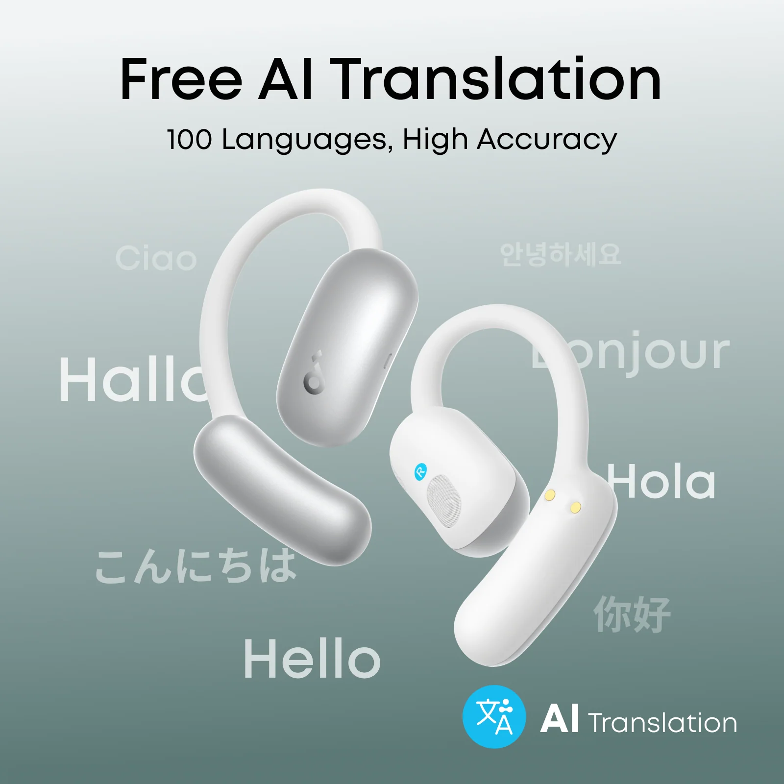 soundcore AeroFit 2 AI Assistant AI Translation for a Connected World - Image 8
