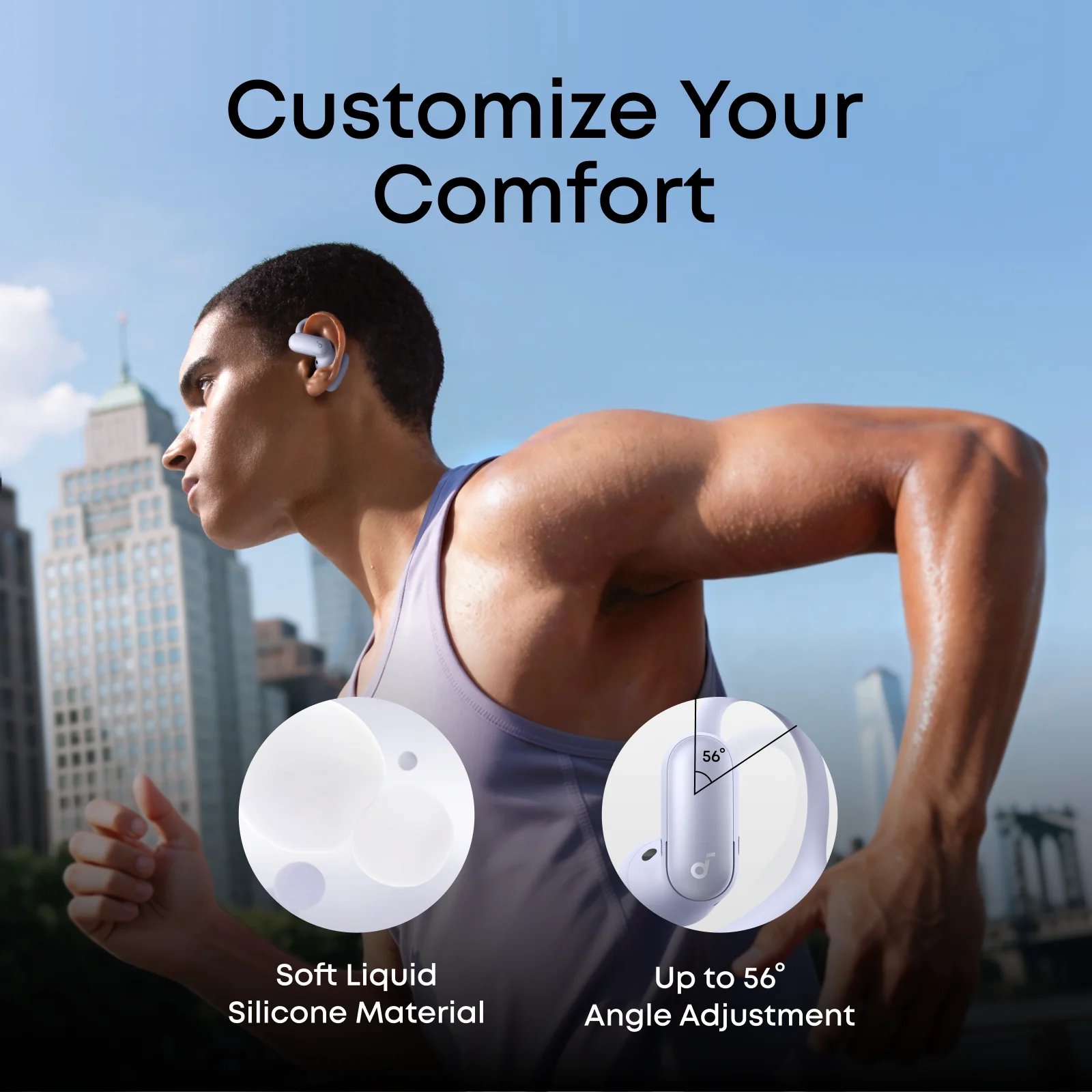 AeroFit 2 Pro Dual-Form Earbuds with Open-Ear and Active Noise Cancellation Form - Image 15