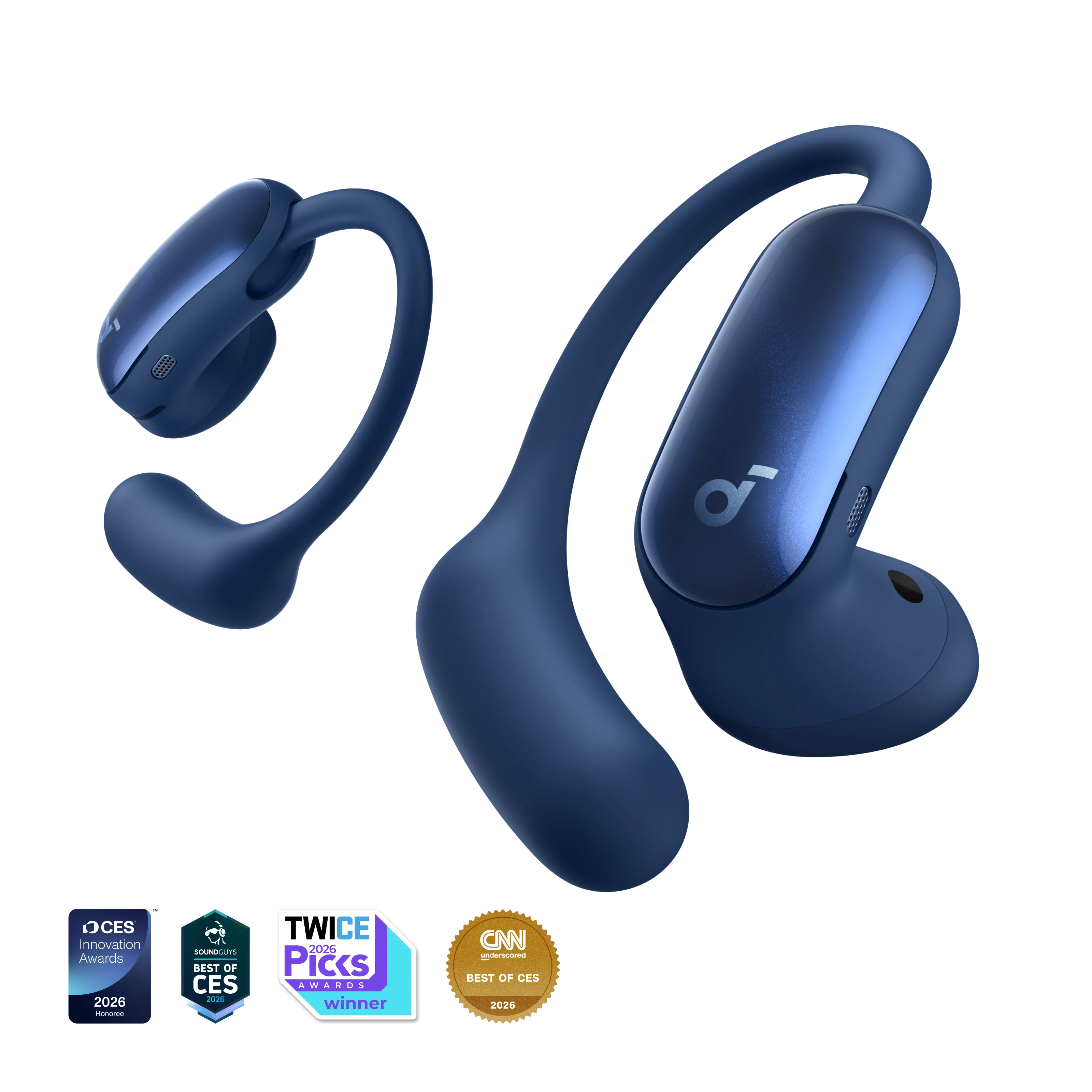 AeroFit 2 Pro Dual-Form Earbuds with Open-Ear and Active Noise Cancellation Form - Image 19