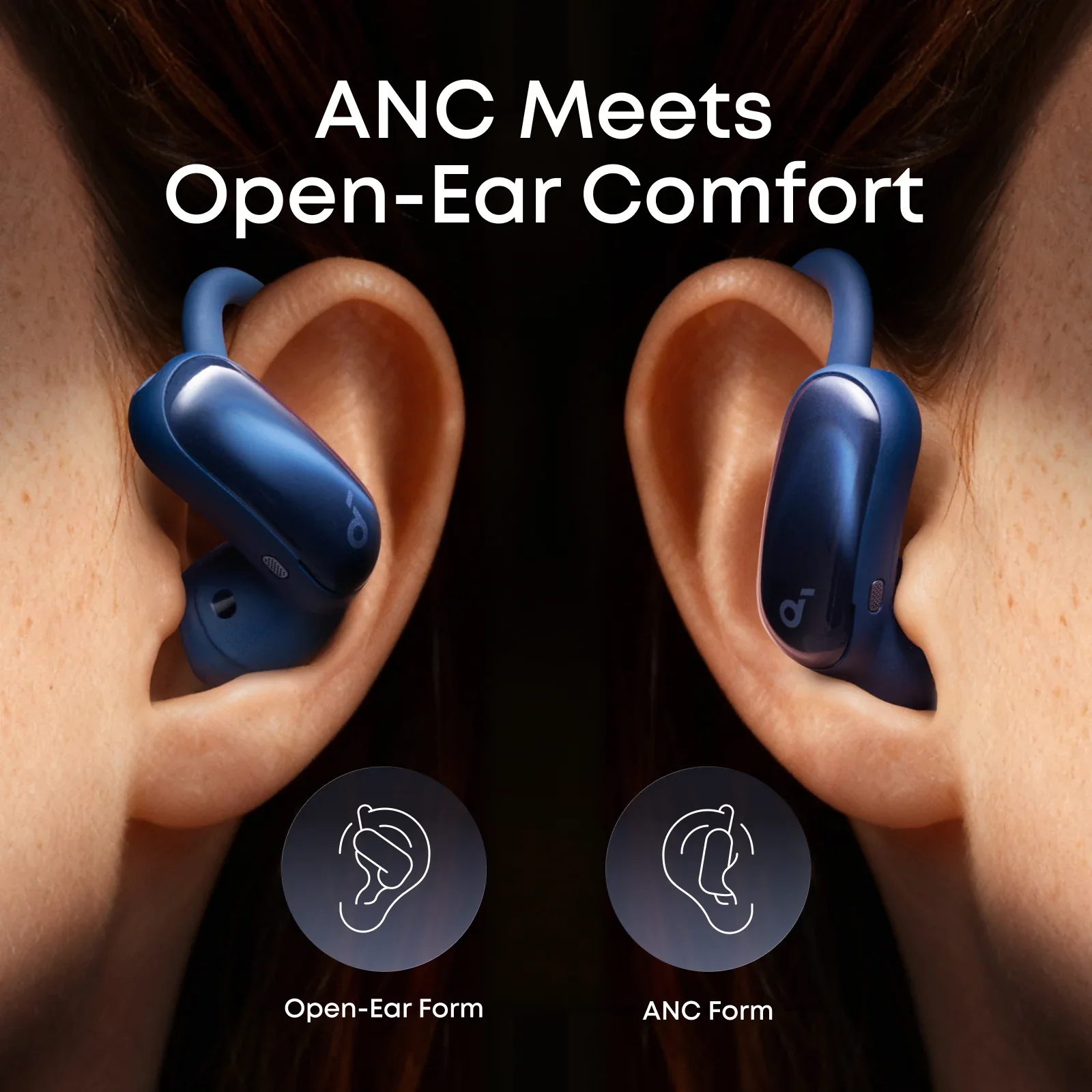 AeroFit 2 Pro Dual-Form Earbuds with Open-Ear and Active Noise Cancellation Form - Image 20