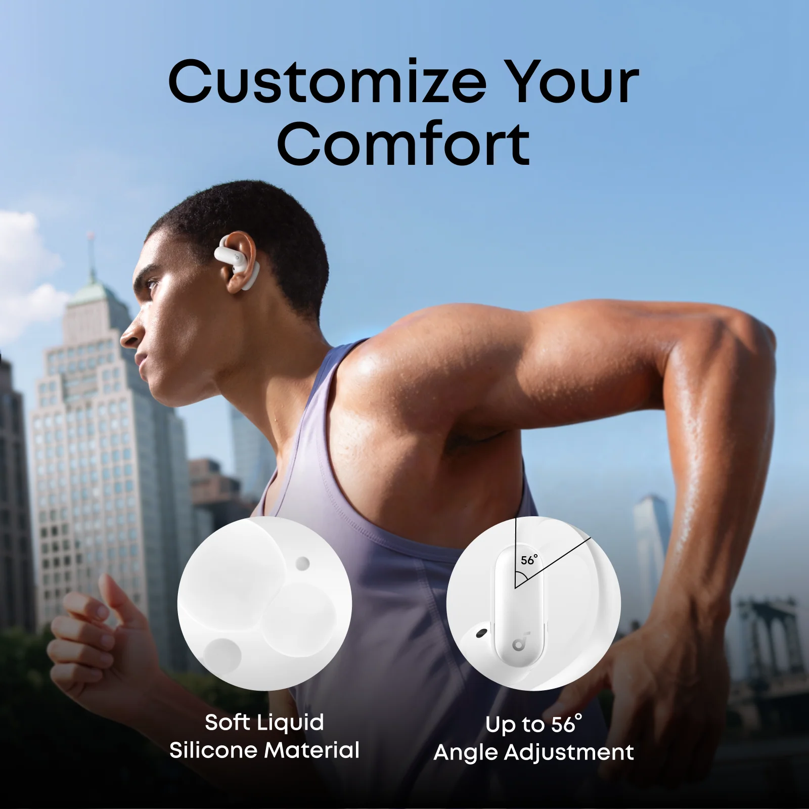 AeroFit 2 Pro Dual-Form Earbuds with Open-Ear and Active Noise Cancellation Form - Image 9