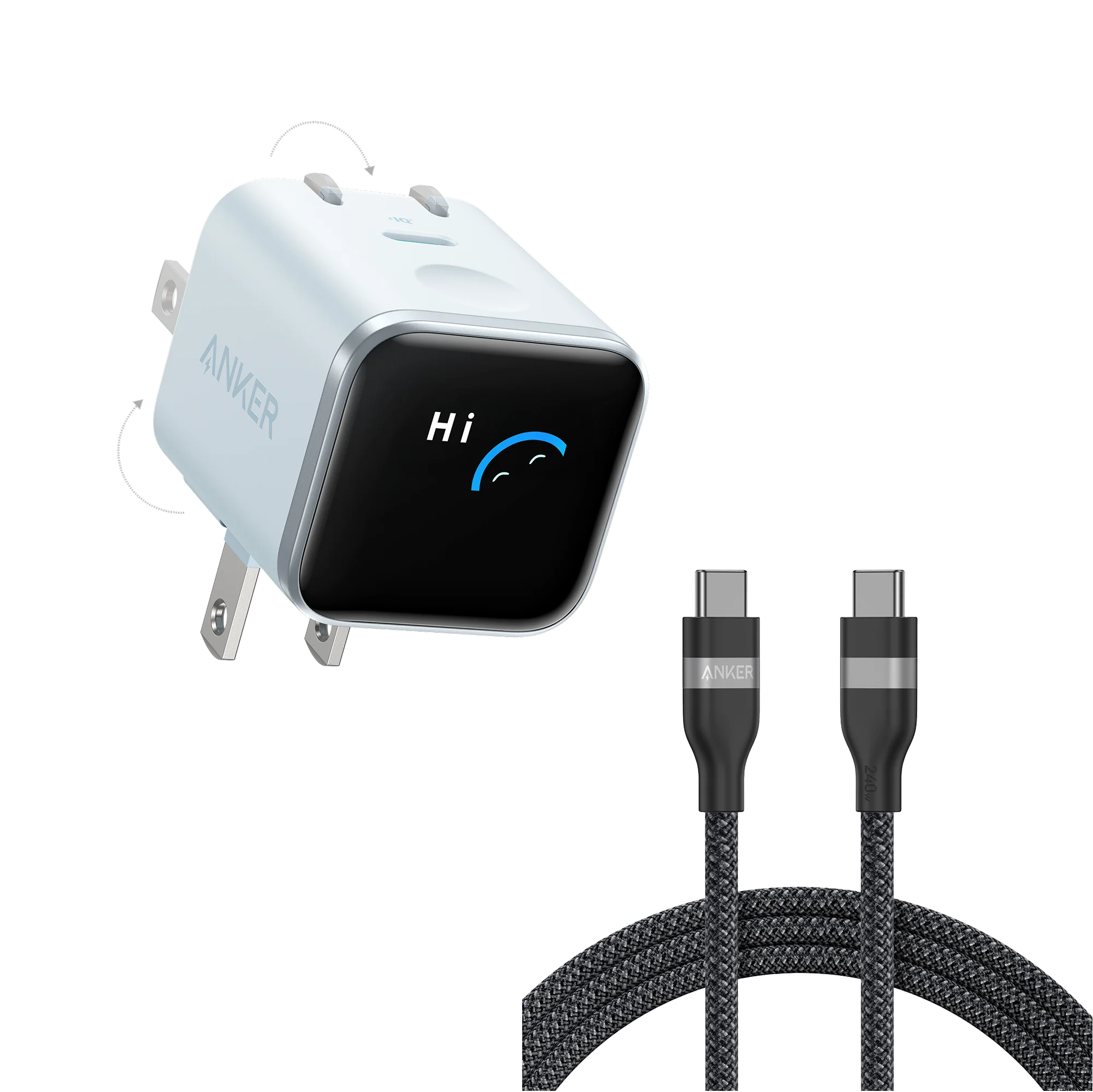 Anker Nano Charger (45W, Smart Display, 180° Foldable) - Image 130