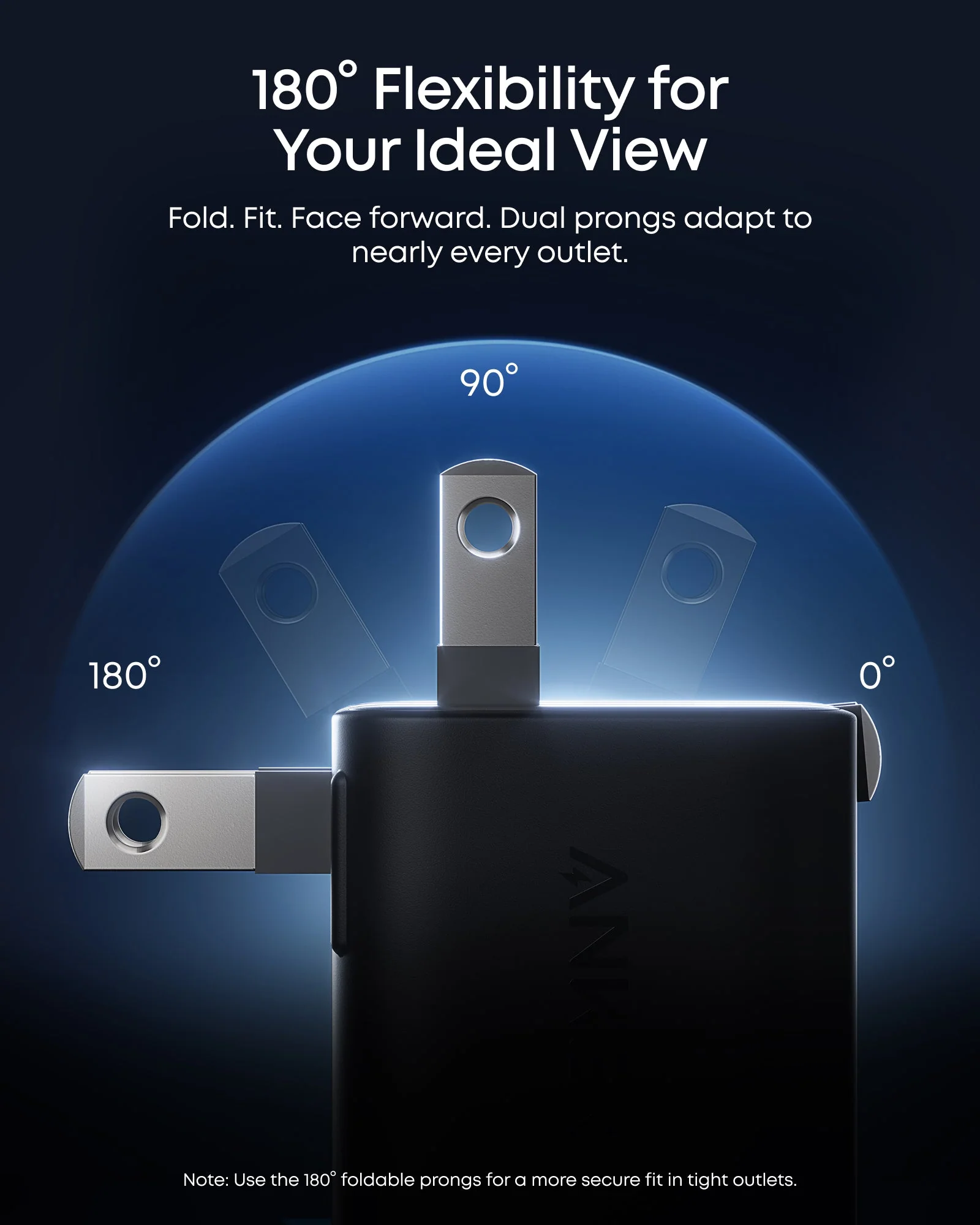 Anker Nano Charger (45W, Smart Display, 180° Foldable) - Image 24