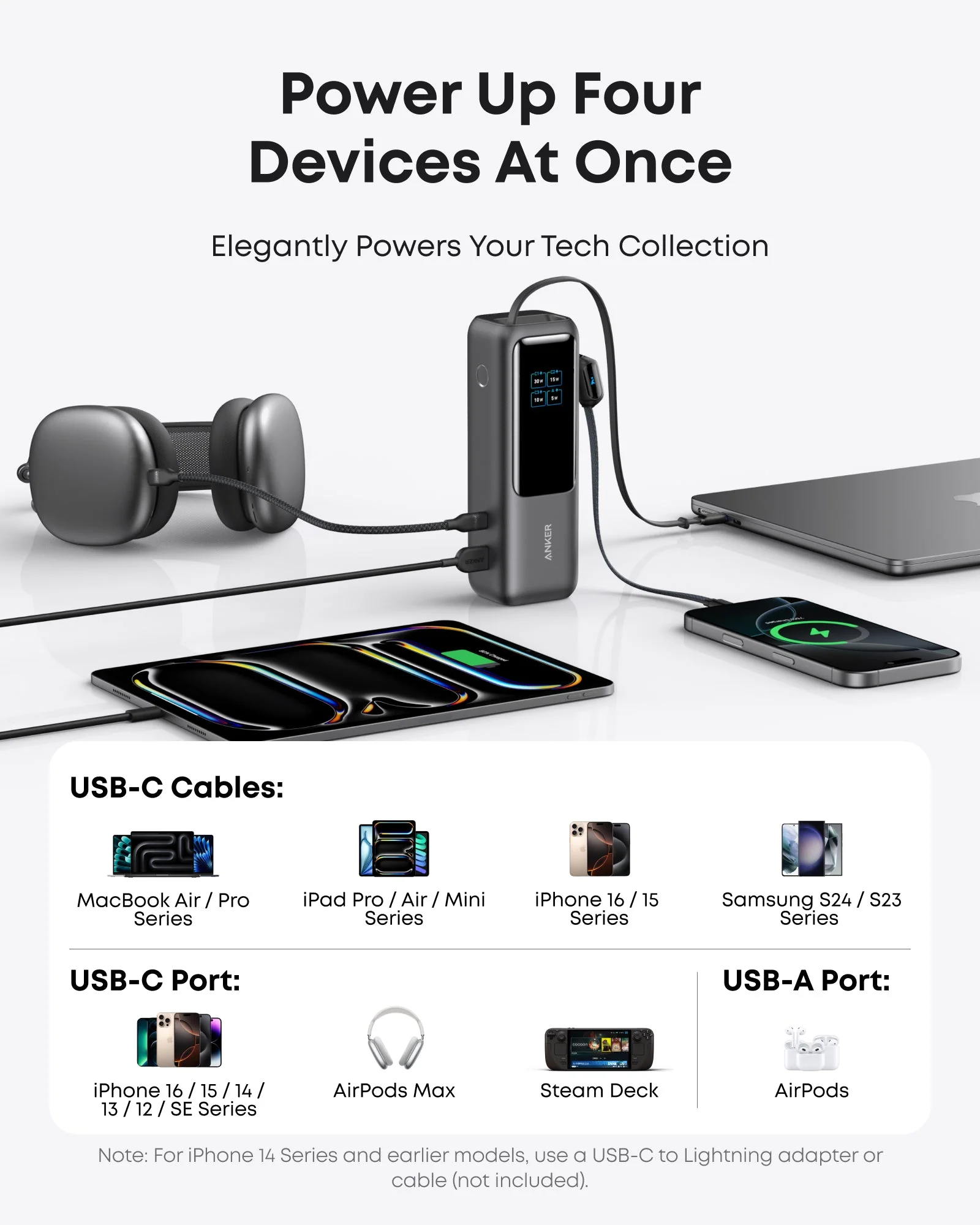 Anker Laptop Power Bank (25K, 165W, Built-In and Retractable Cables) - Image 12