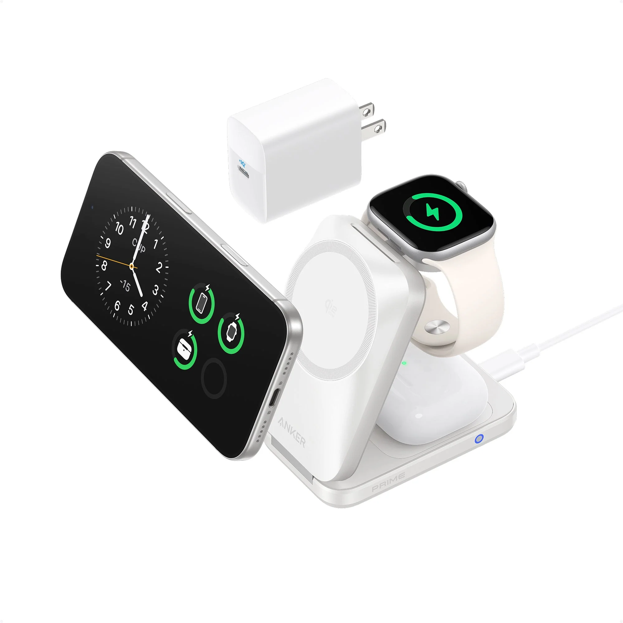 Anker Prime Wireless Charging Station (3-in-1, MagGo, AirCool, Foldable) - Image 11