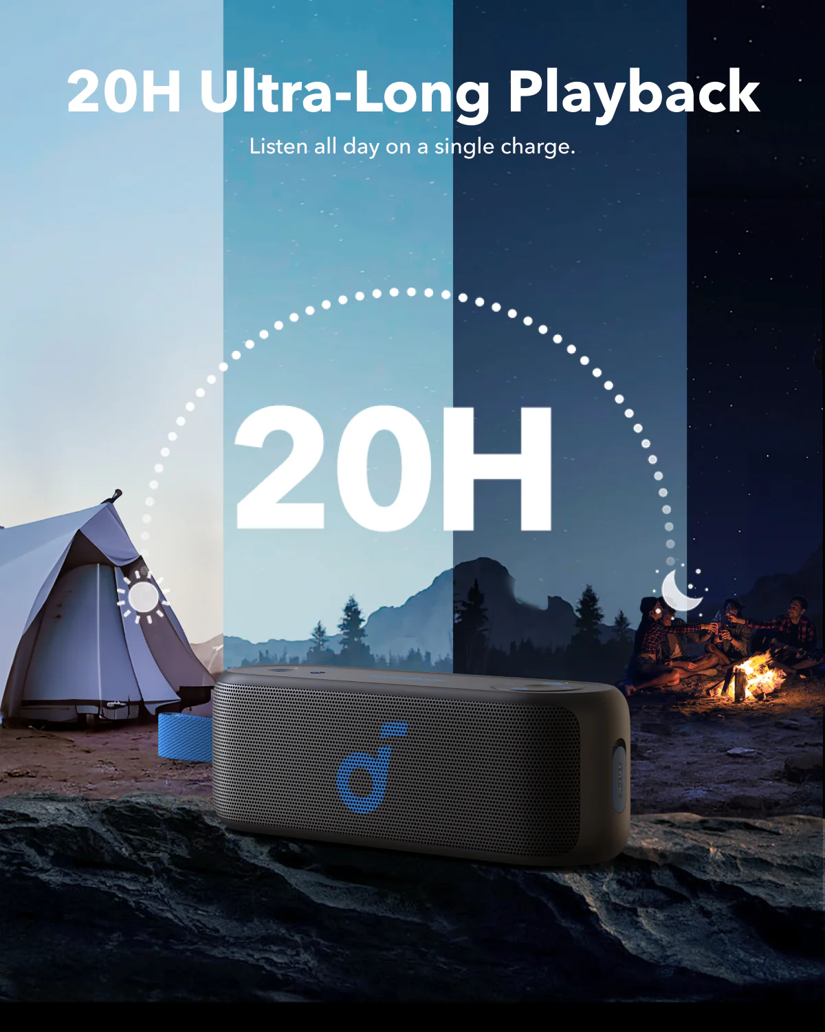 soundcore Select 3 Portable Outdoor Bluetooth Speaker - Image 3
