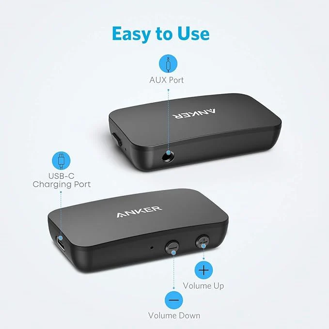 Anker Soundsync Bluetooth Receiver for Music Streaming with Bluetooth 5.0 - Image 4