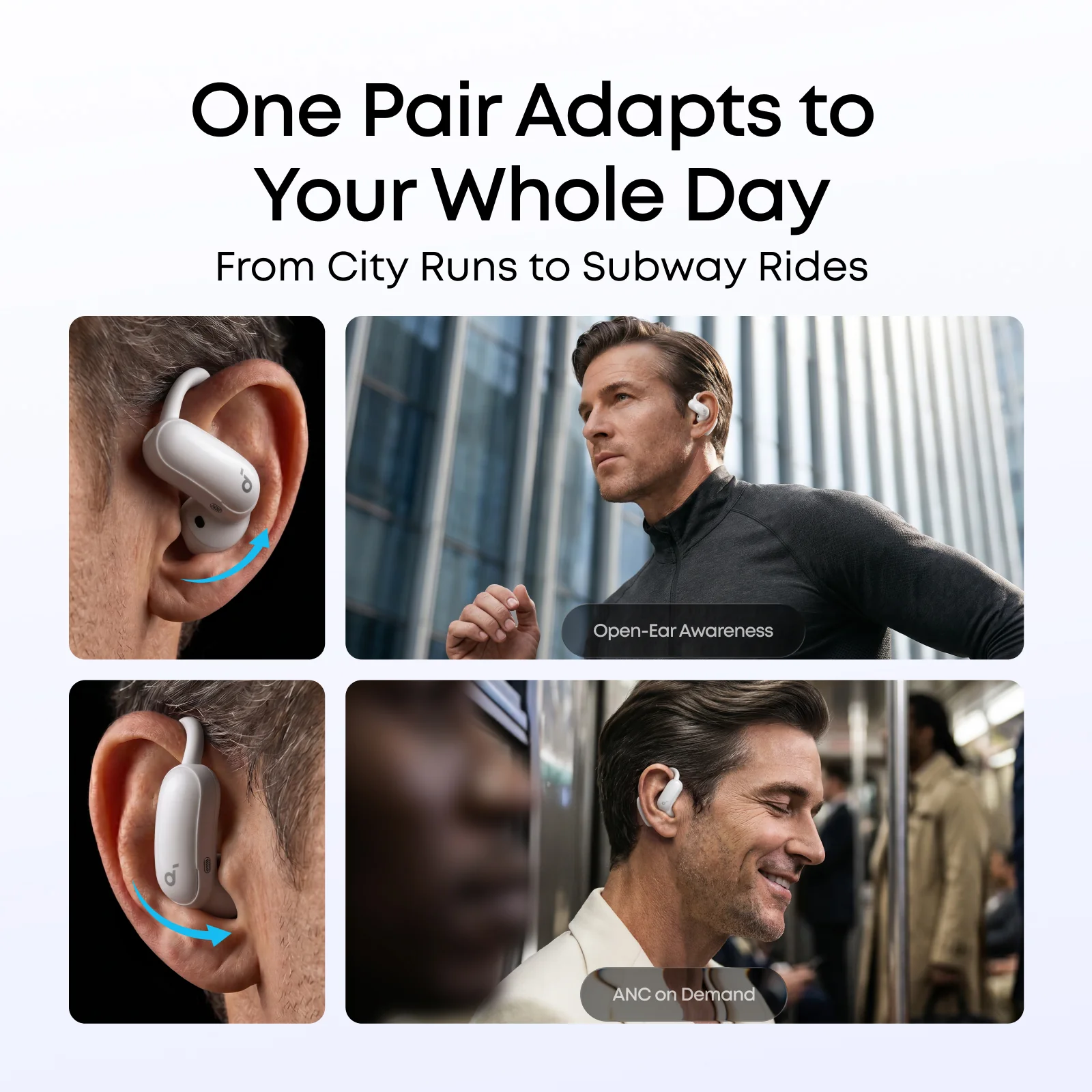 AeroFit 2 Pro|2-in-1 Earbuds that Switch Between Open-Ear and ANC Modes - Image 13