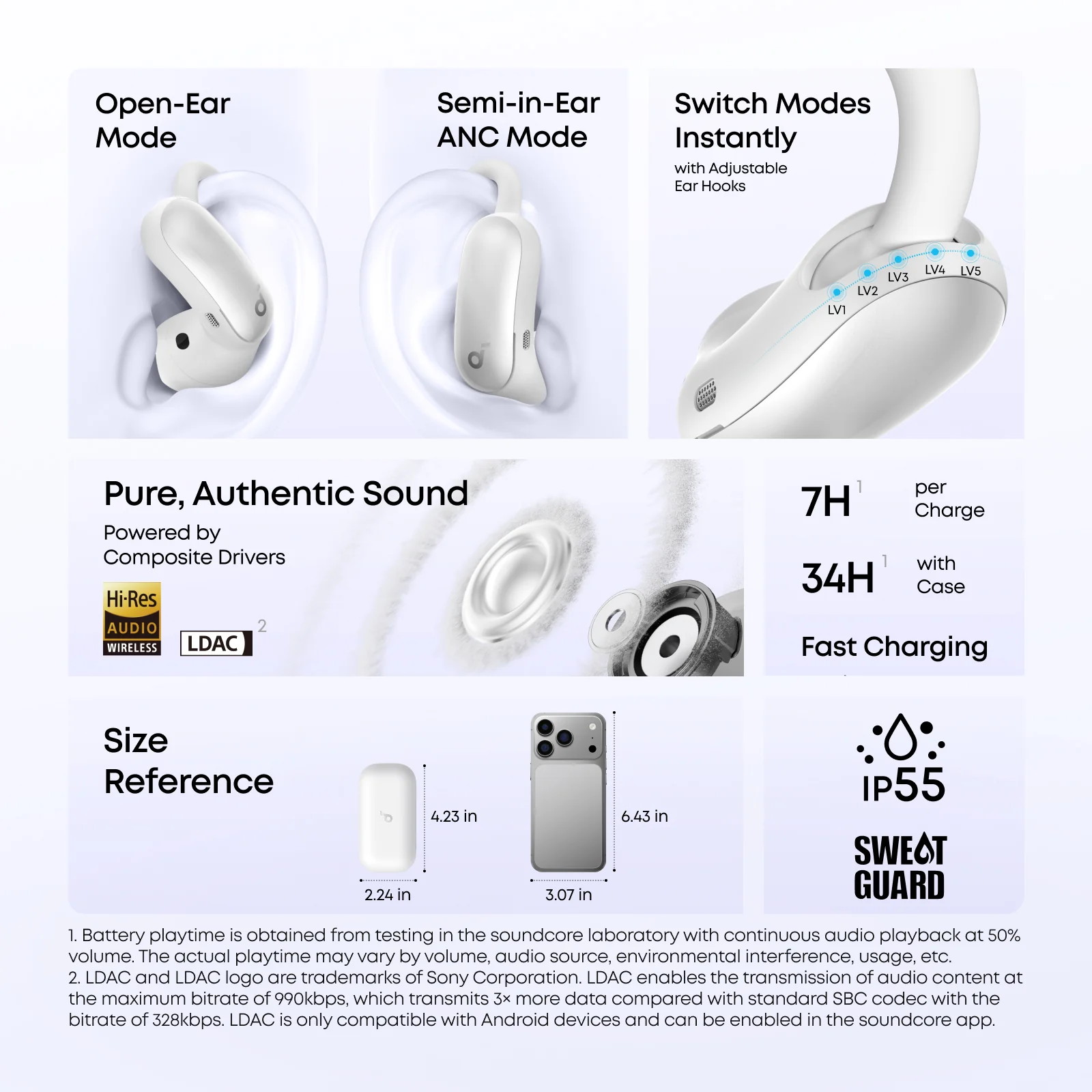 AeroFit 2 Pro|2-in-1 Earbuds that Switch Between Open-Ear and ANC Modes - Image 17