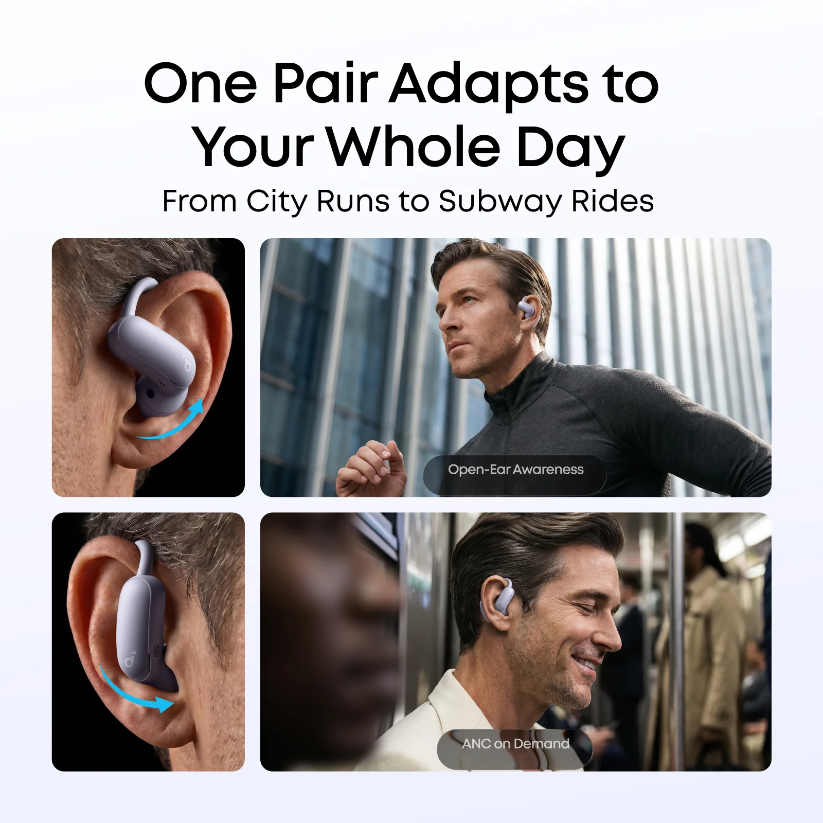 AeroFit 2 Pro|2-in-1 Earbuds that Switch Between Open-Ear and ANC Modes - Image 23