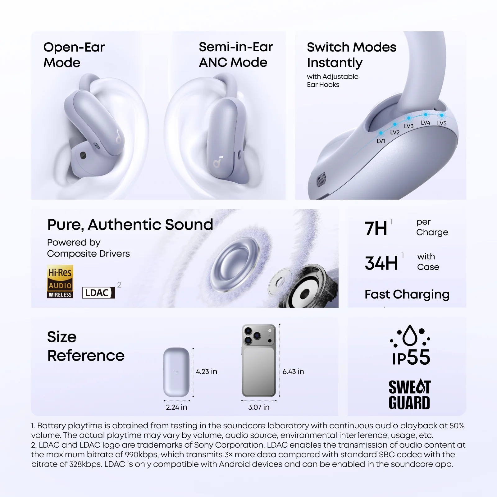 AeroFit 2 Pro|2-in-1 Earbuds that Switch Between Open-Ear and ANC Modes - Image 27