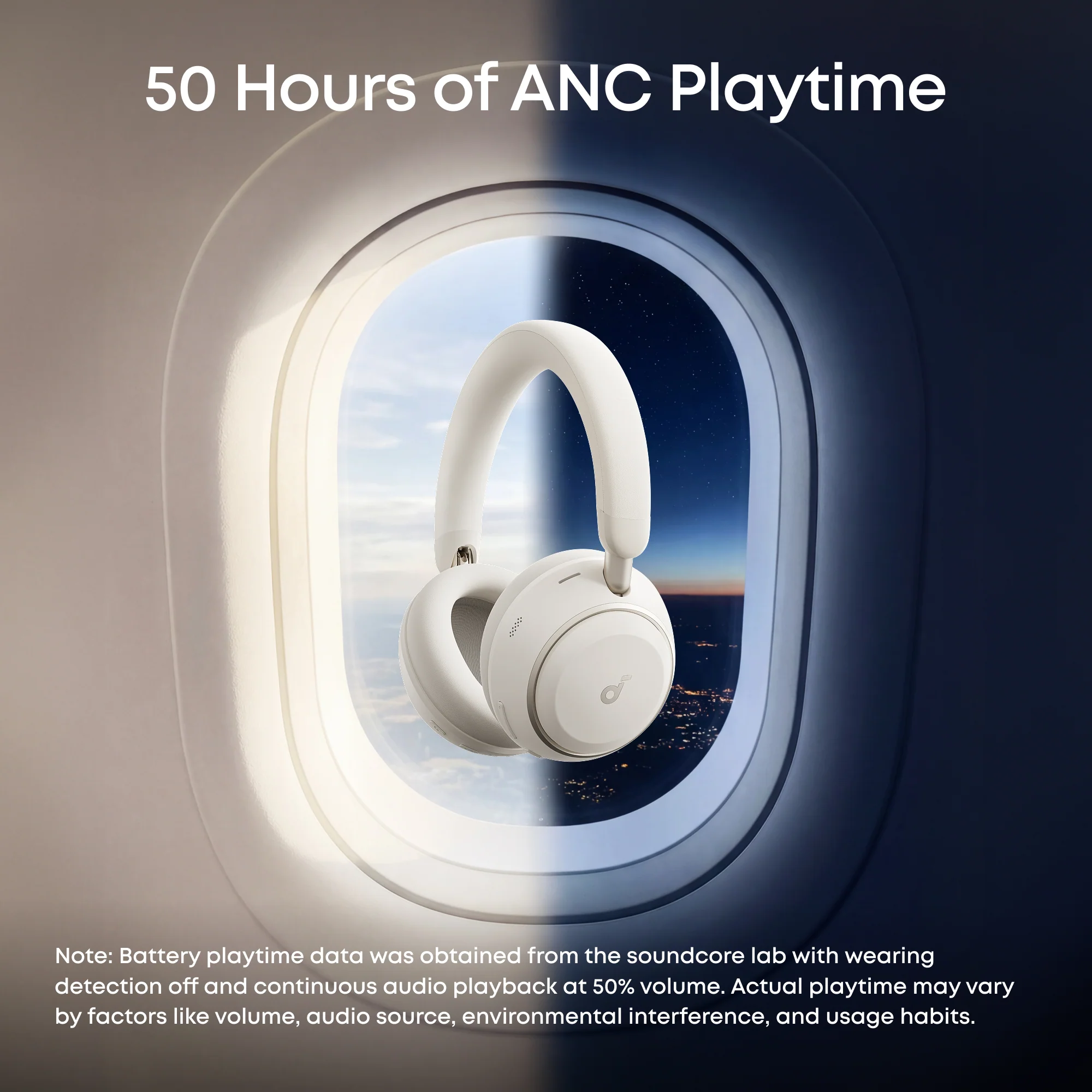 soundcore Space 2 | Comfortable Noise Cancelling Headphones for All-Day Wear - Image 12