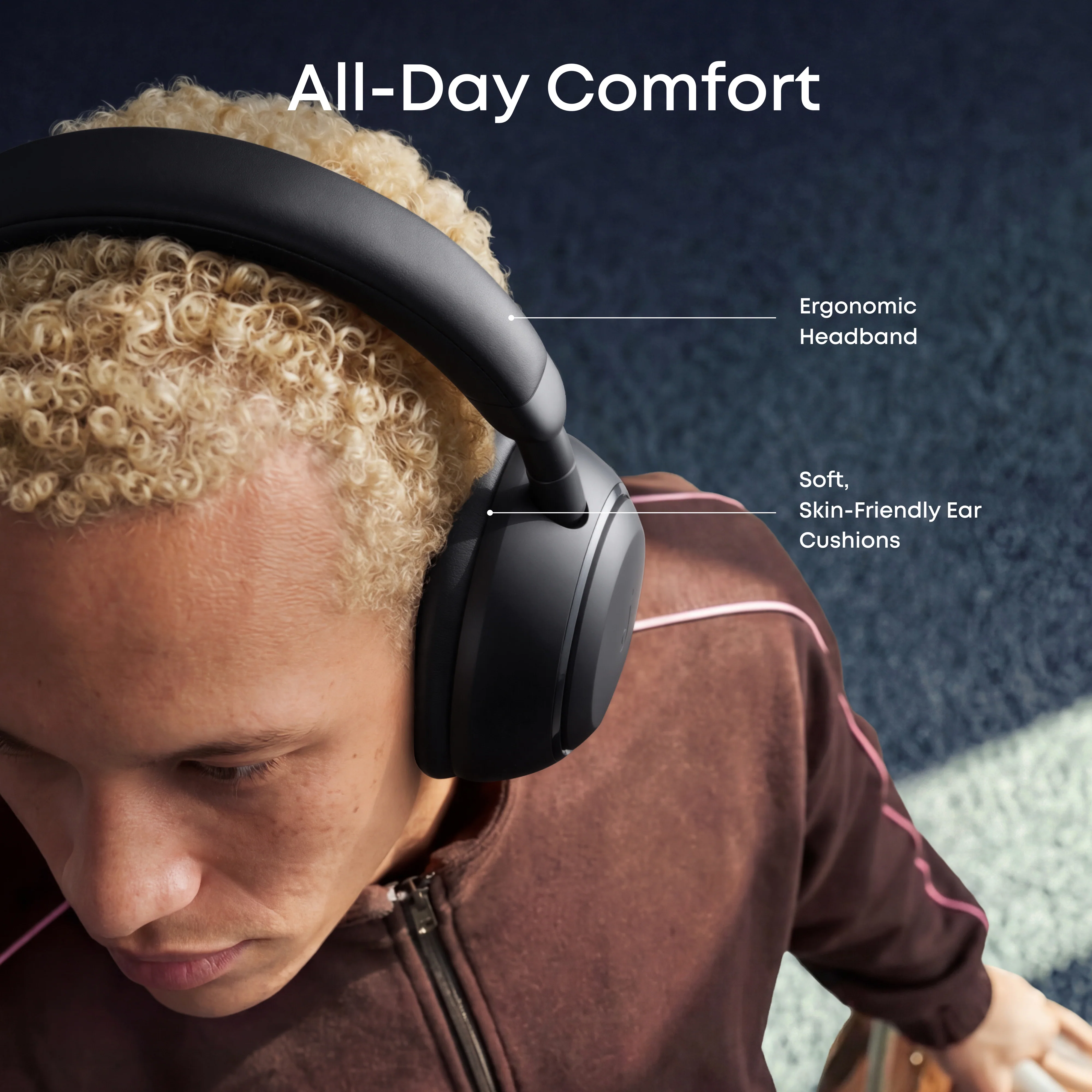 soundcore Space 2 | Comfortable Noise Cancelling Headphones for All-Day Wear - Image 18