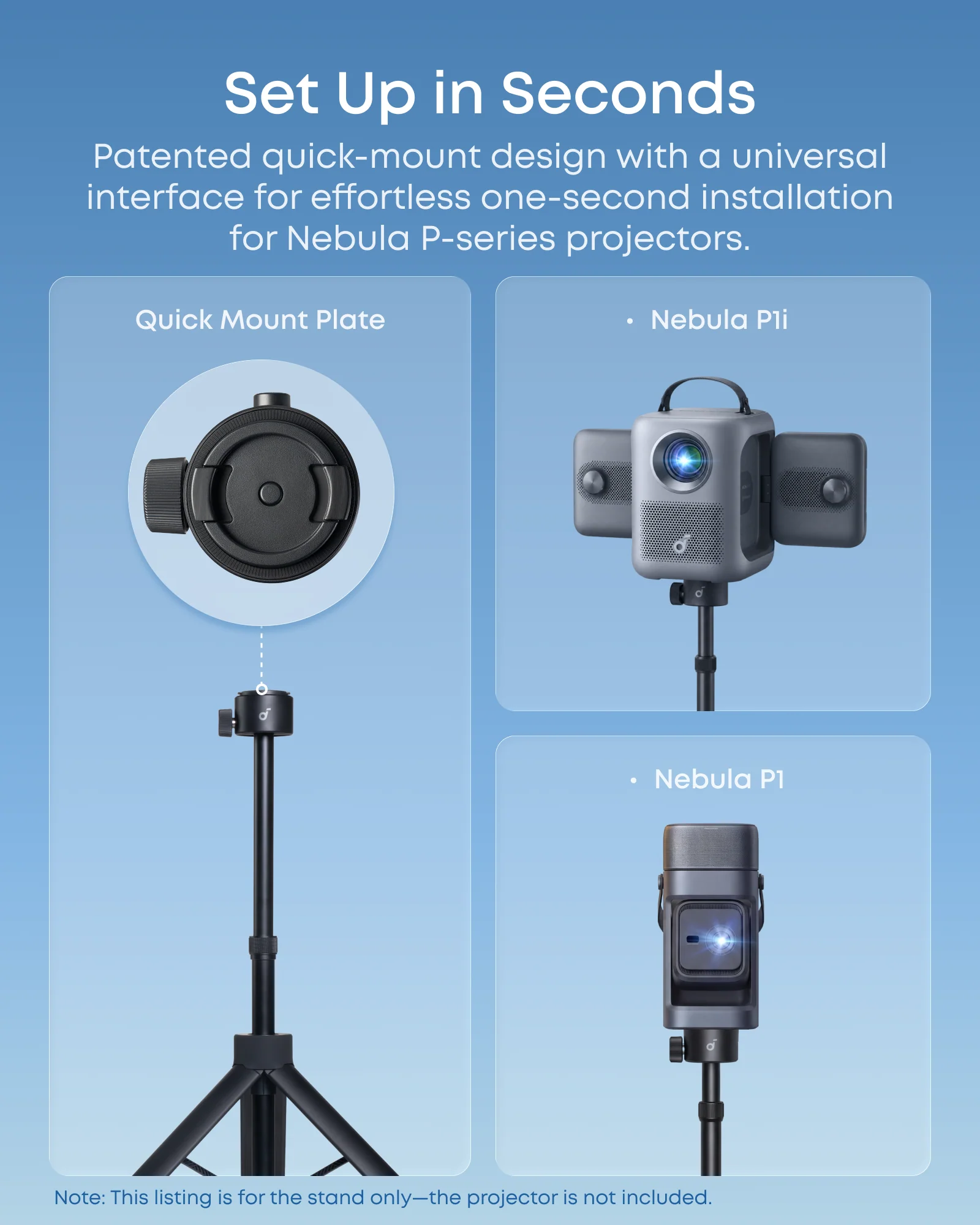 Nebula Projector Stand for P-Series & Universal Compatibility for More Projectors - Image 2