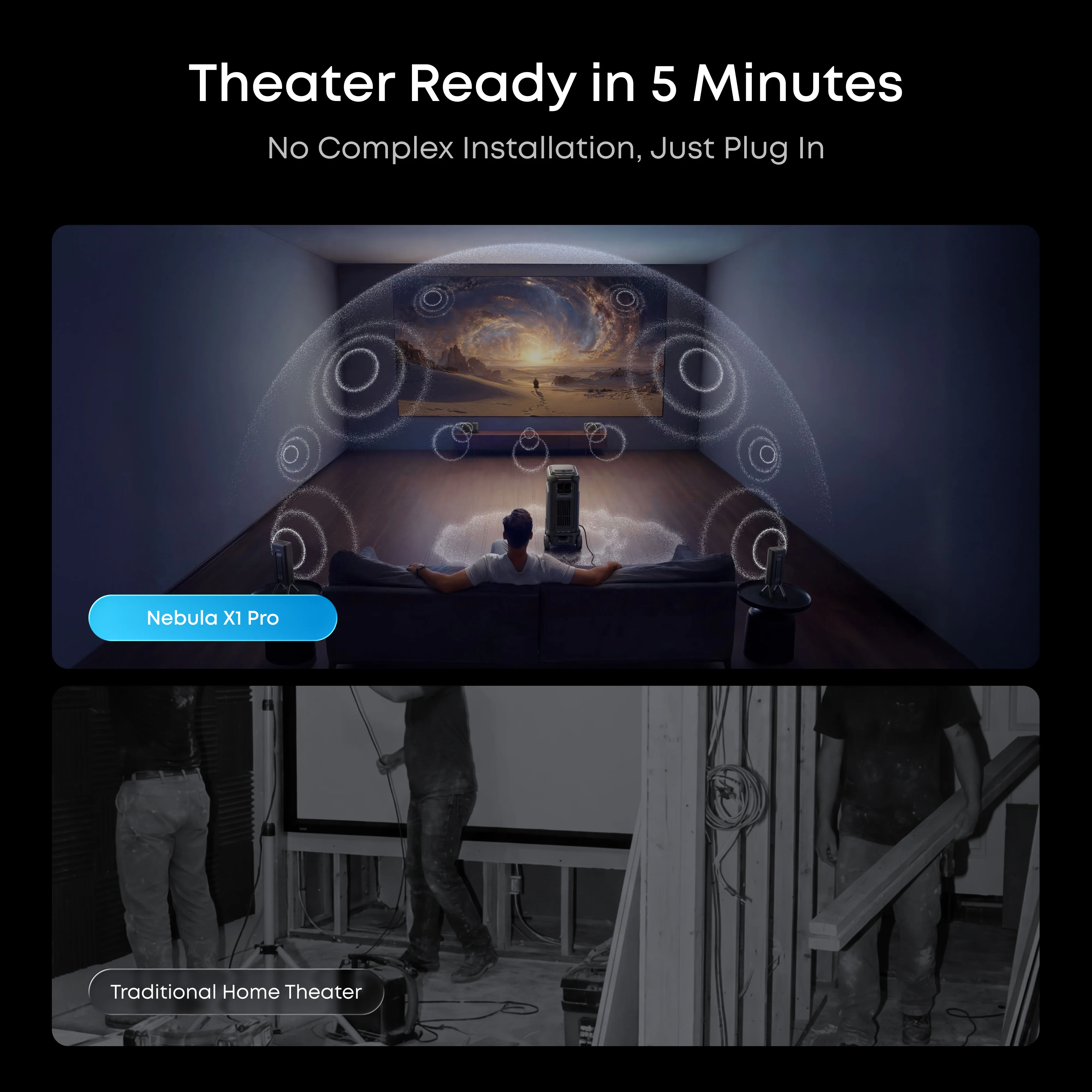 soundcore Nebula X1 Pro 4K Projector | World's First Mobile Theater Station - Image 13
