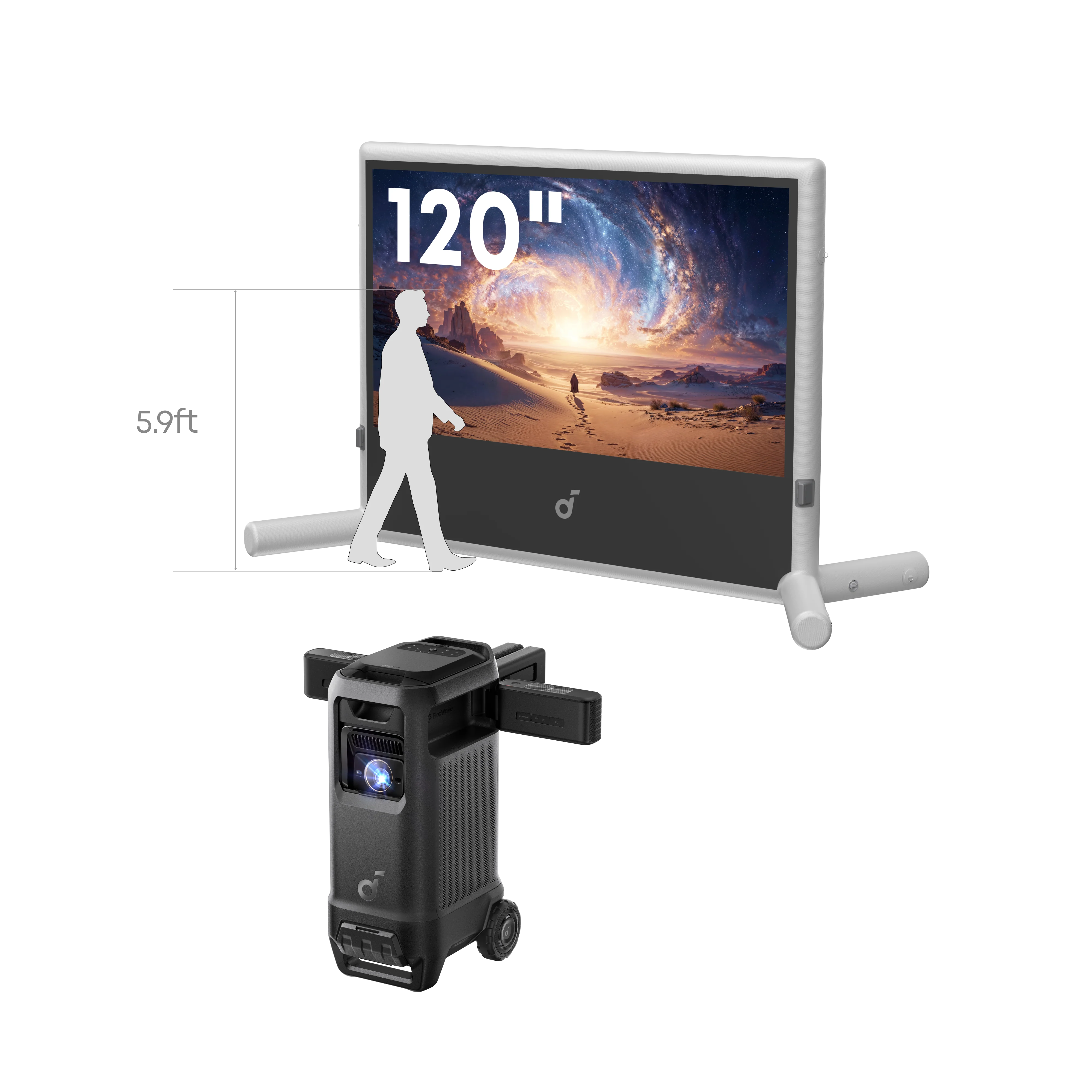 soundcore Nebula X1 Pro 4K Projector | World's First Mobile Theater Station - Image 18