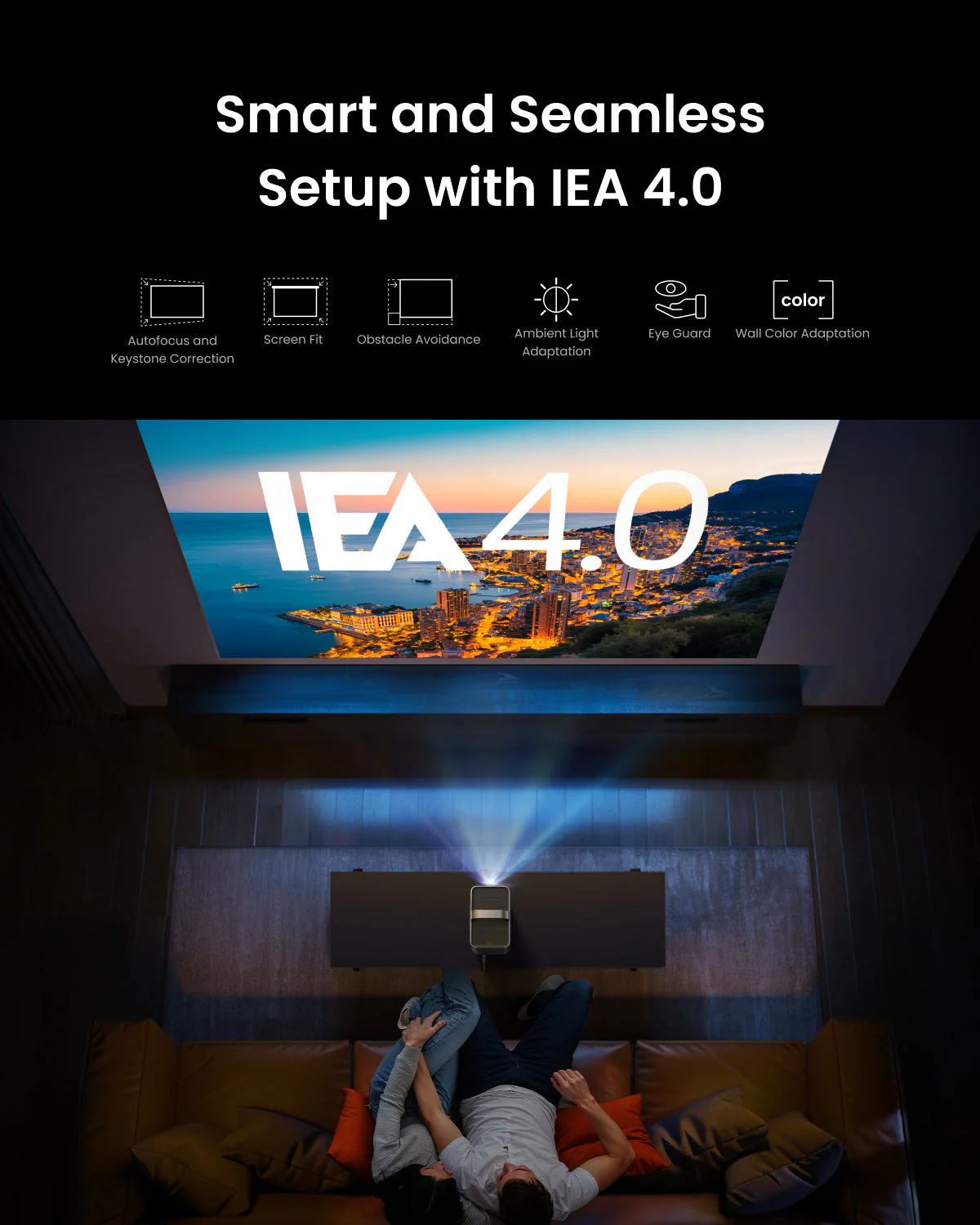 soundcore Nebula Cosmos 4K SE | Dolby Vision Projector with Google TV - Image 6