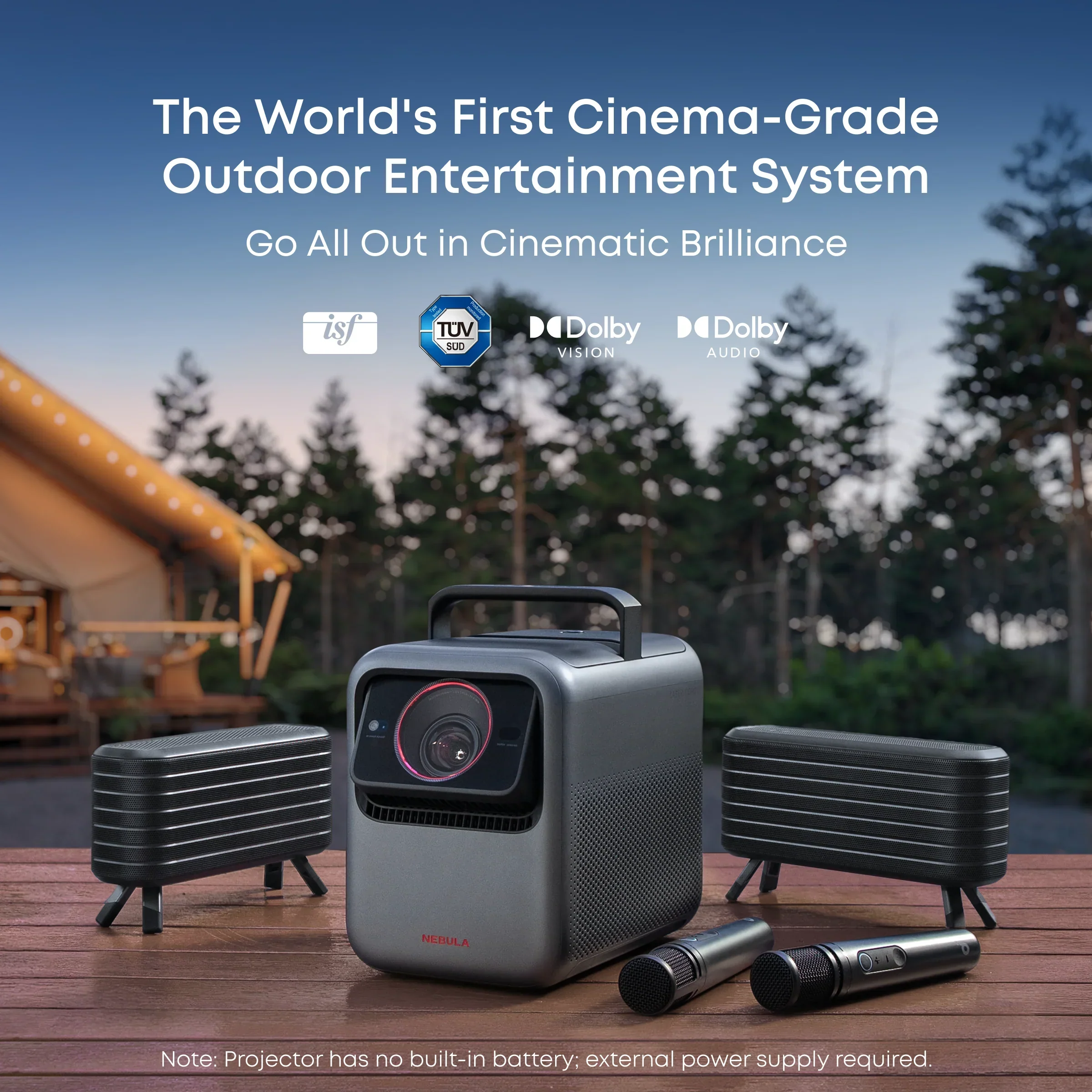 soundcore Nebula X1 | 4K Triple Laser Projector with Micro Gimbal - Image 10