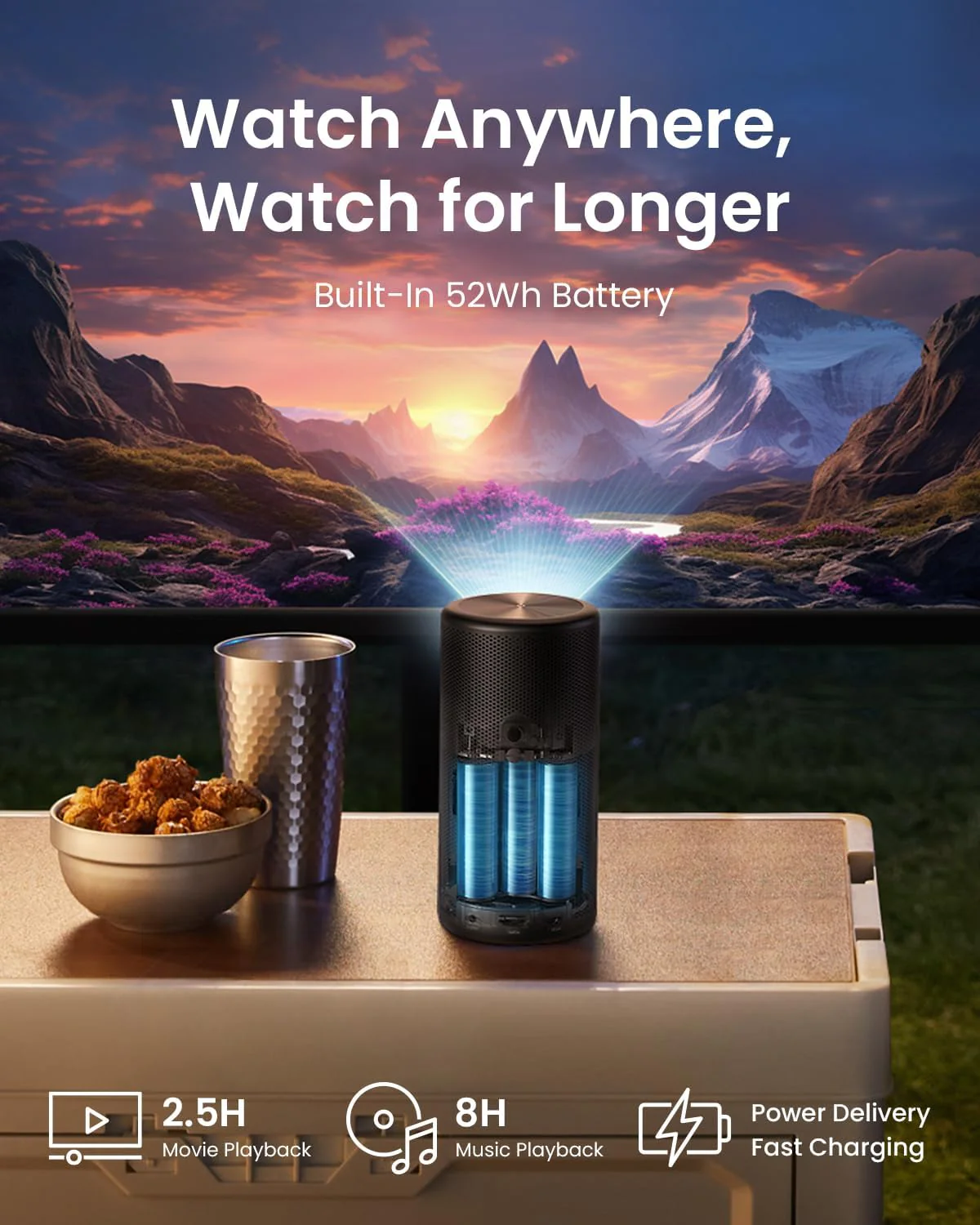 soundcore Nebula Capsule 3 Laser | Laser-Powered Mini Projector - Image 5
