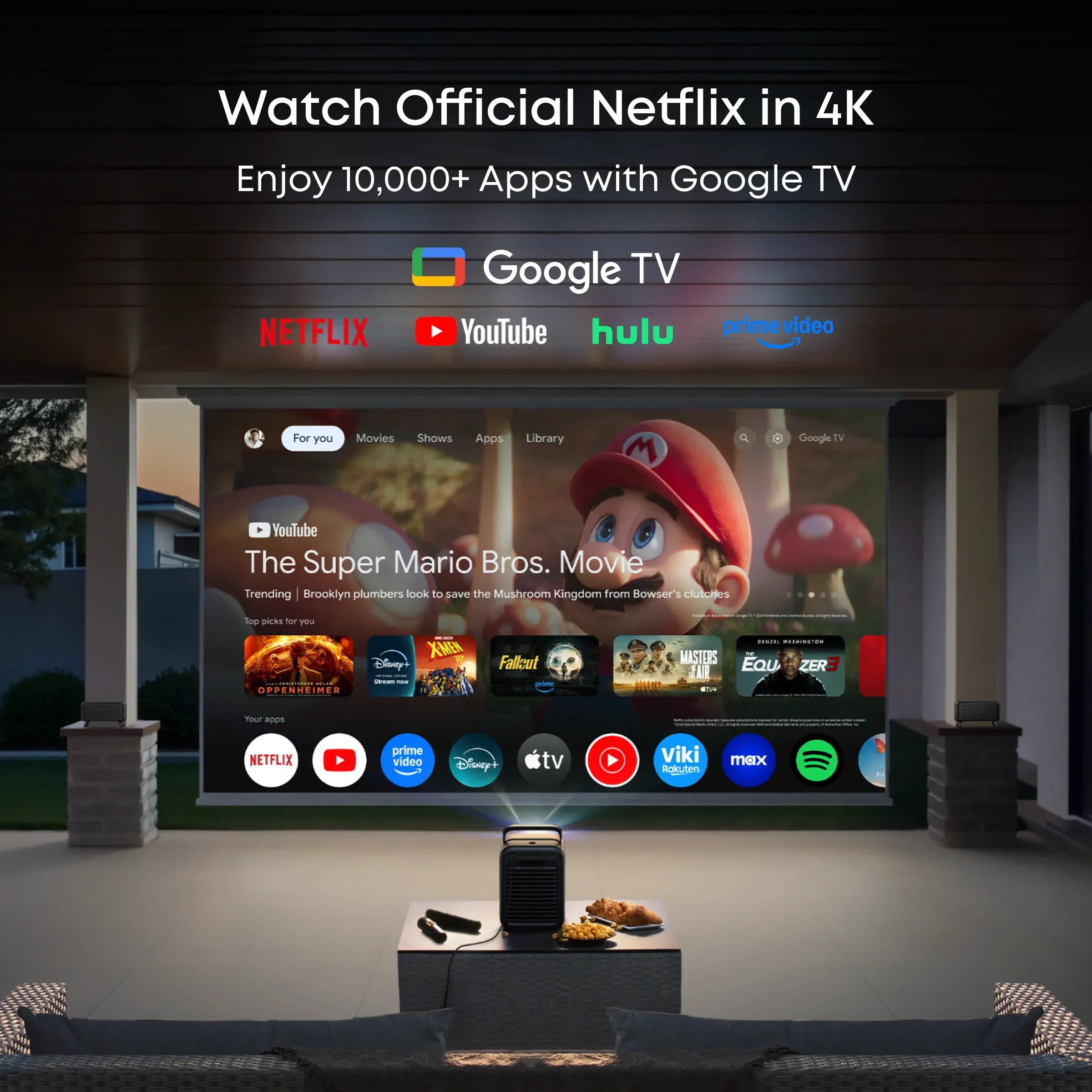 Nebula X1 | $75/First Month—4K Triple Laser Projector with Micro Gimbal - Image 14