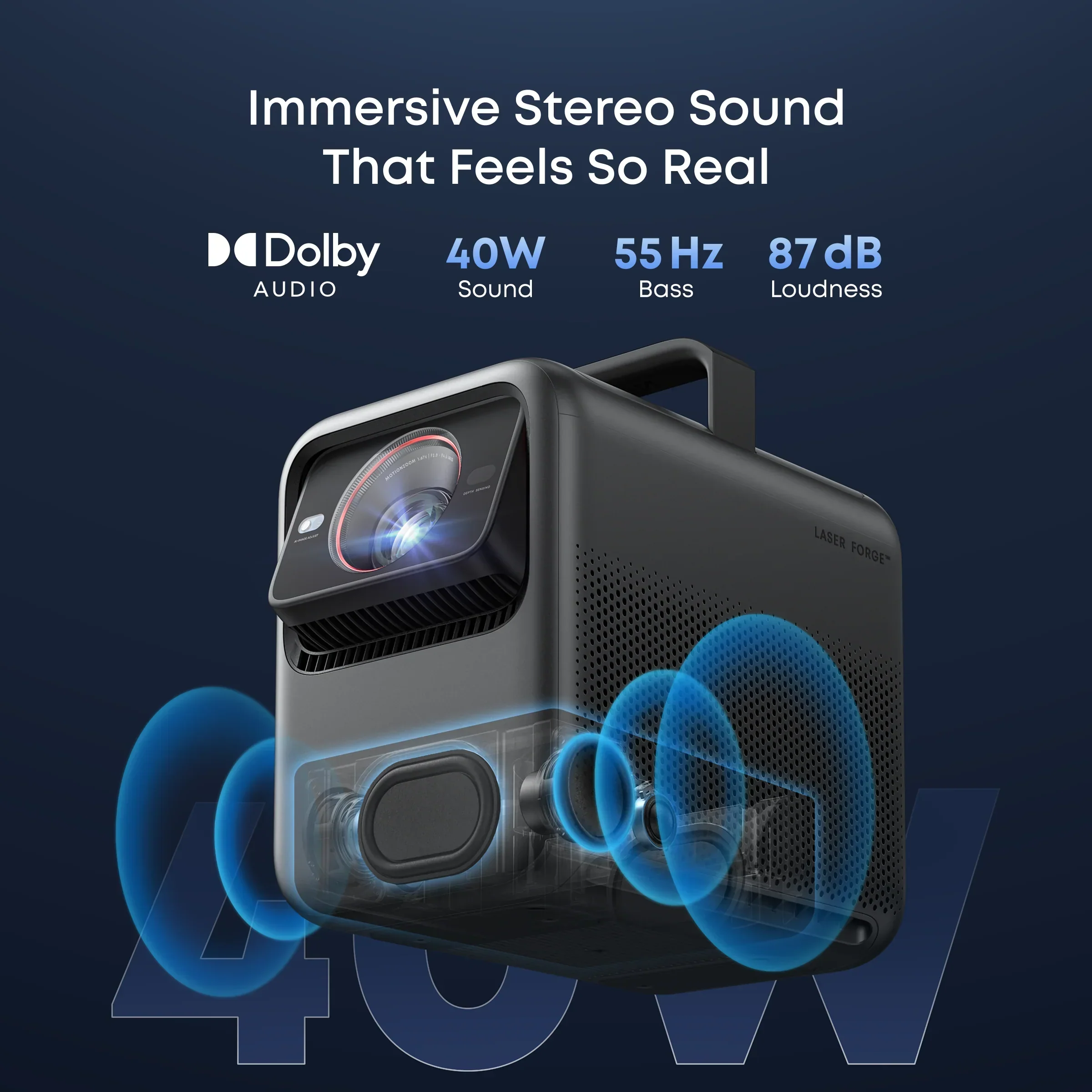Nebula X1 | $75/First Month—4K Triple Laser Projector with Micro Gimbal - Image 6