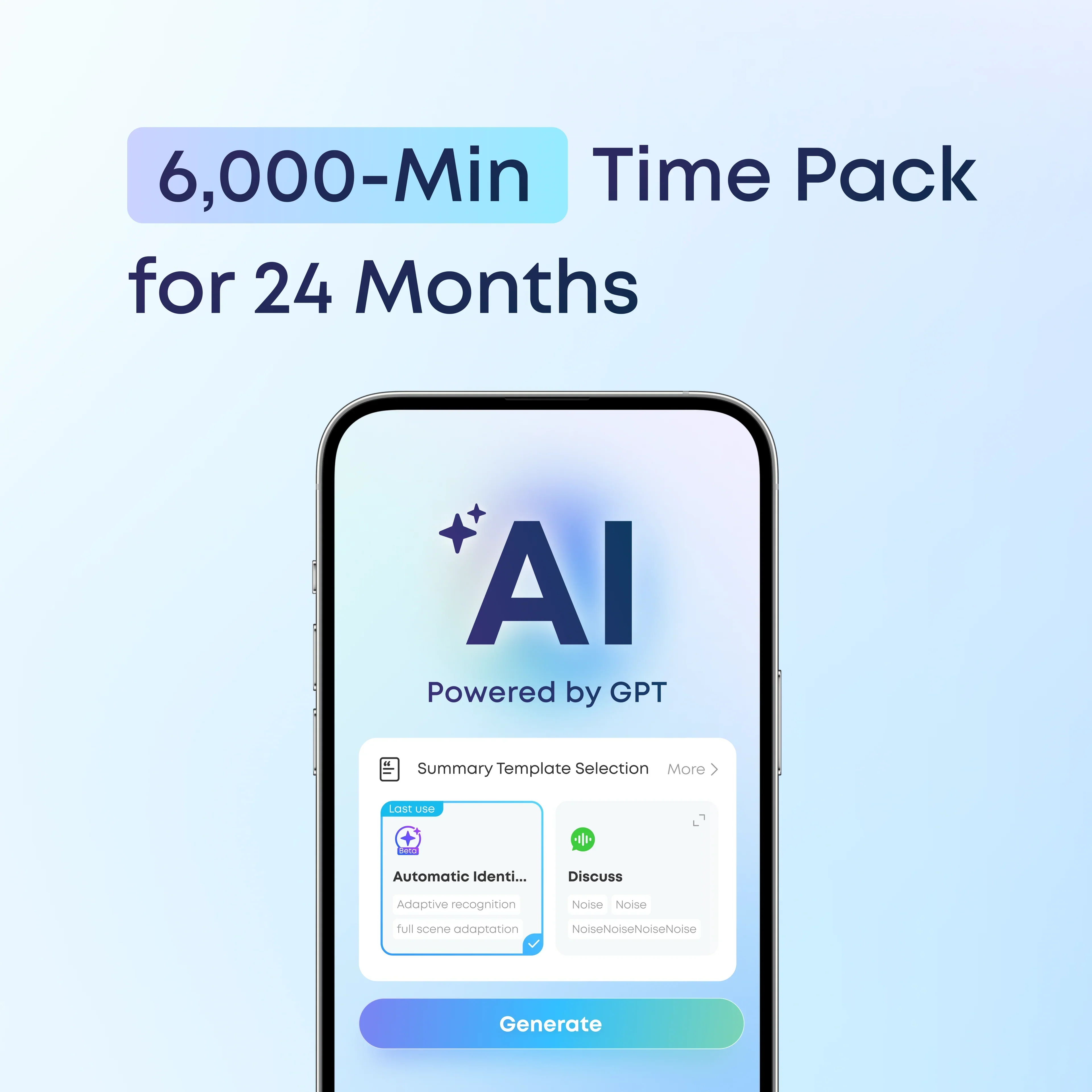 6,000 mins Time Pack